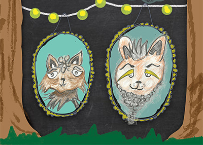 Jakkals en Wolf Poppekas